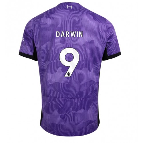Liverpool Darwin Nunez #9 Tredjedrakt 2023-24 Kortermet Liverpool Darwin Nunez #9 Tredjedrakt 2023-24 Kortermet
